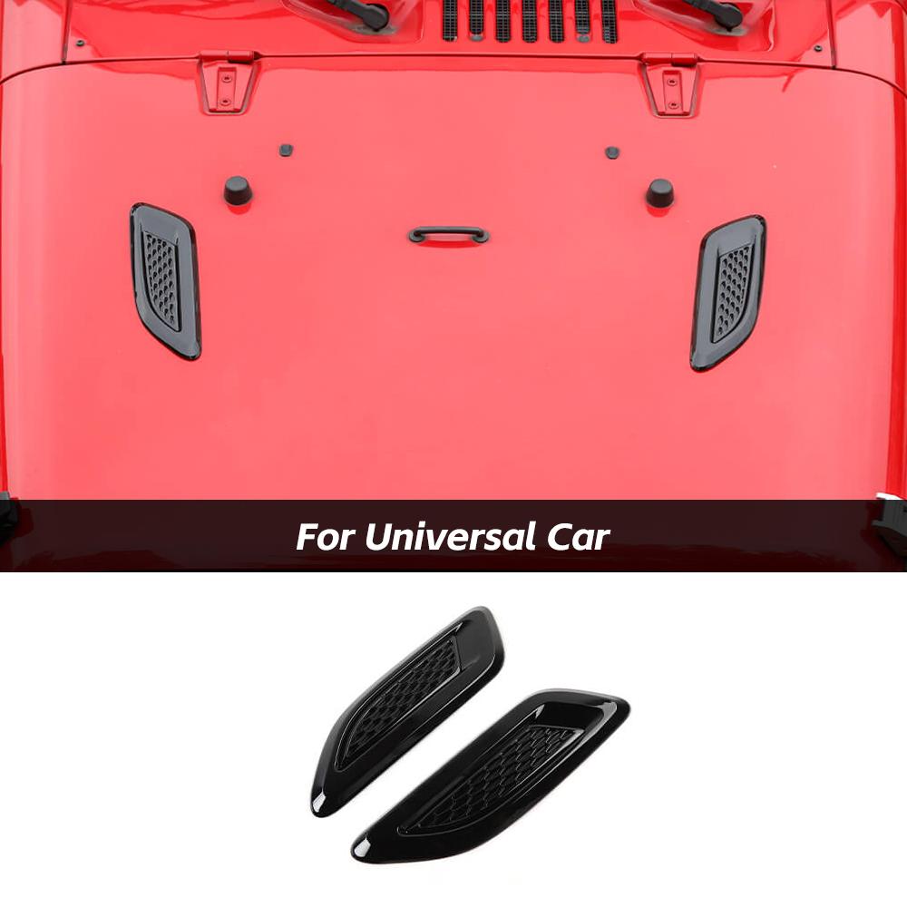 2PCS Engine Hood Air Vent Outlet Cover Trim Decoration For Universal Car | CheroCar