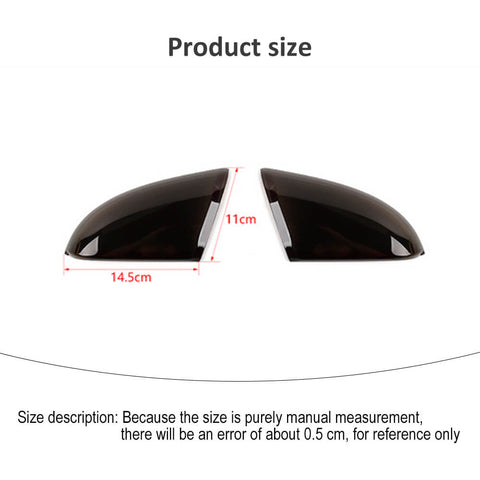 For Dodge Ram 1500 11-17 Rearview Mirror Turn Signal Light Lens Cover Blackened Accessories | CheroCar