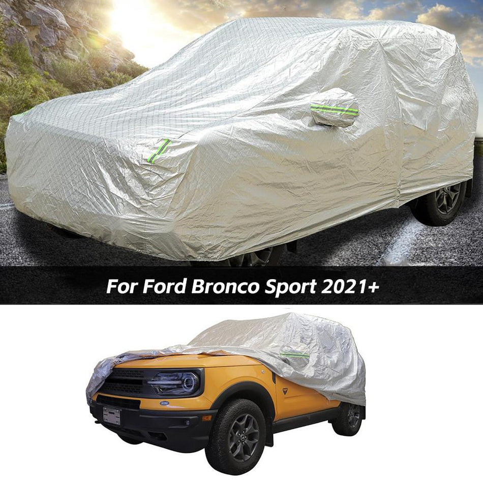 For 2021+ Ford Bronco Sport 4Door Outdoor Sunshade Dust Snow Protector