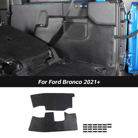 Rear Trunk Side Protective Pads Cover Trim For Ford Bronco 2021+ Accessories 2/4 Door | CheroCar