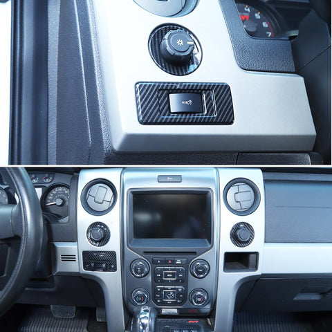 Inner Center Console Switch Button Cover Trim For Ford F150 Raptor 2009-2014 Accessories | CheroCar