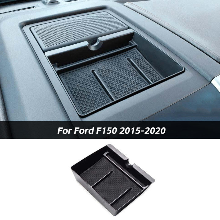 For 2015-2020 Ford F150 Black Center Console Tray Storage Box