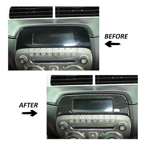 Center Control Display Panel Trim Sticker For Chevry Camaro 2012-2015 Accessories | CheroCar