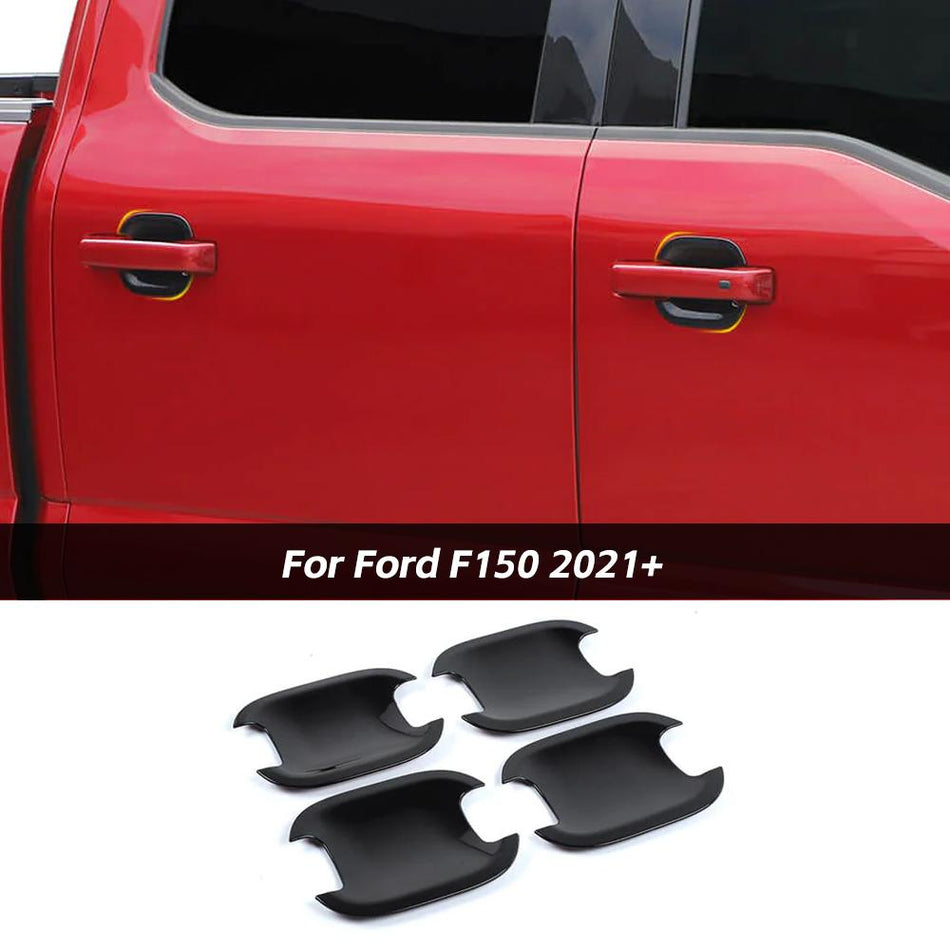 For 2021+ Ford F150 Exterior Door Handle Bowl Cover Trim Bezel