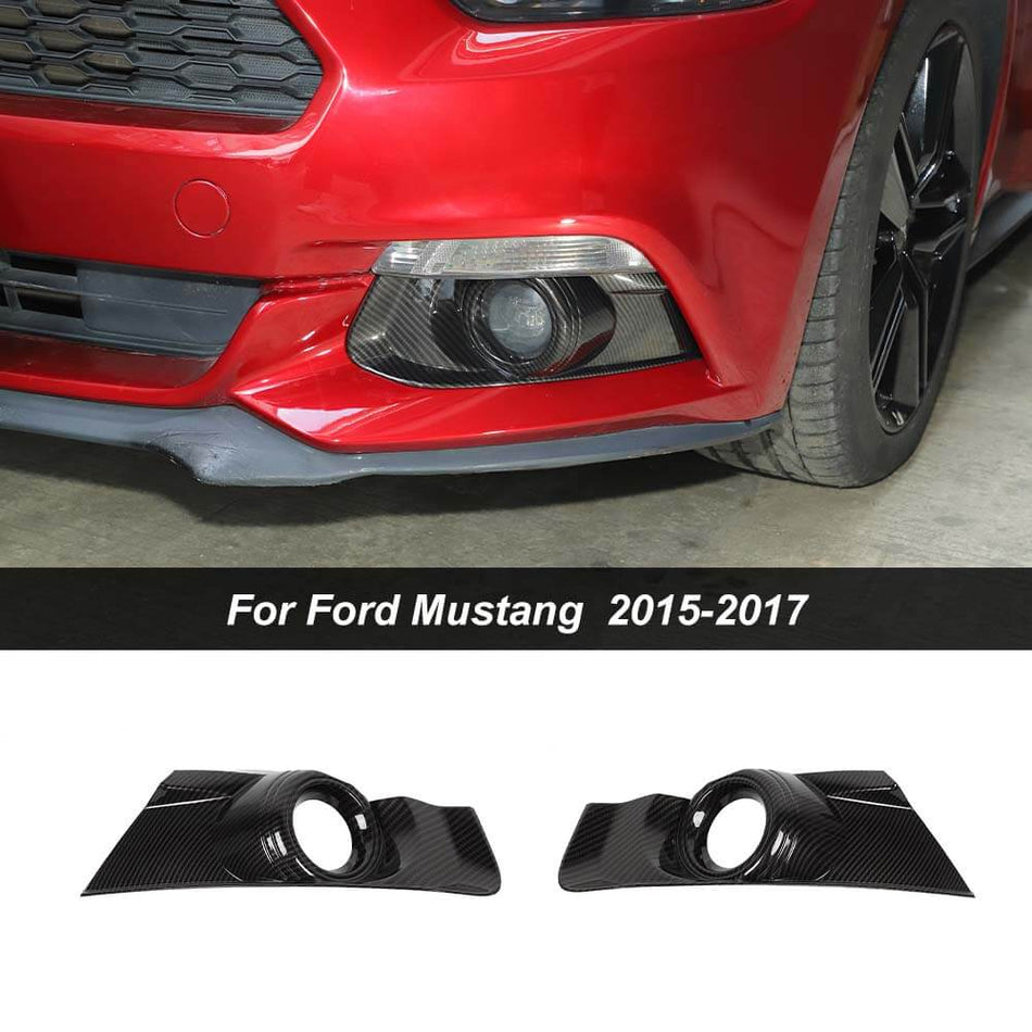 For 2015-2017 Ford Mustang Front Fog Light Cover Trim