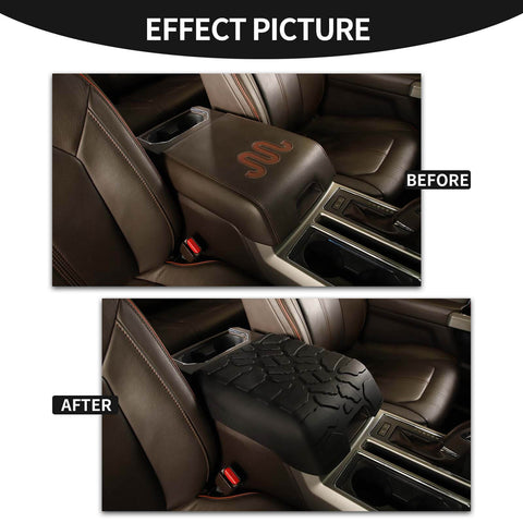 Center Armrest Box Cushion Soft Rubber Pad Cover For Ford F150 2015-2020 Accessories｜CheroCar