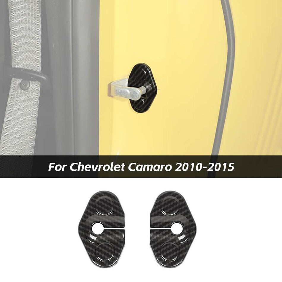 For 2010-2015 Chevrolet Camaro Car Door Lock Buckle Cover Cap Decoration Trim