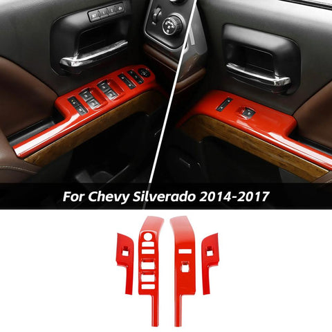 Inner Window Lift Panel Trim For Chevrolet Silverado/ GMC Sierra 2014-2017 Accessories｜CheroCar