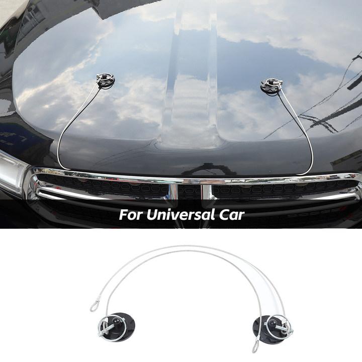 For Universal Car Hood Latches Locking Catch Cover Trim Aluminum Alloy