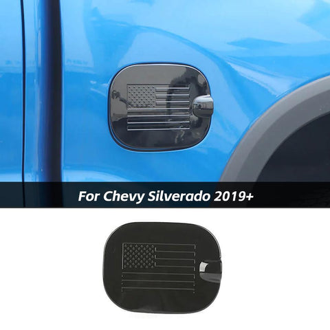 US Flag Gas Cap Door Fuel Tank Cover Trim For Chevrolet Silverado /GMC-SIERRA 2019+ Accessories | CheroCar