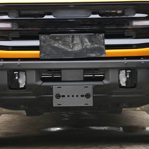 Aluminum Alloy Front License Plate Frame For 2021+ Ford Bronco Accessories | CheroCar