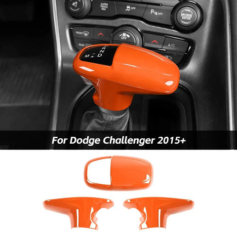 Gear Shift Knob Head Cover Trim for Dodge Challenger/Charger 2015+ & Durango 2018+｜CheroCar