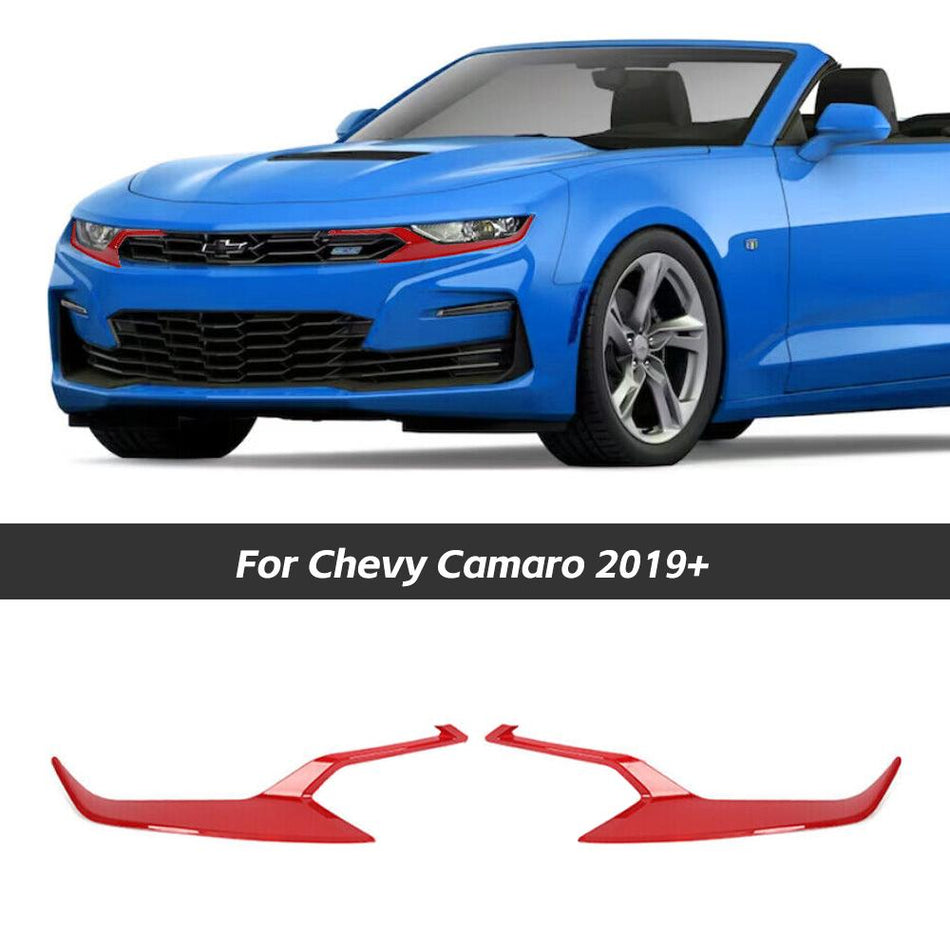 For 2019+ Chevy Camaro Front Headlight Lamp Cover Trim Decor