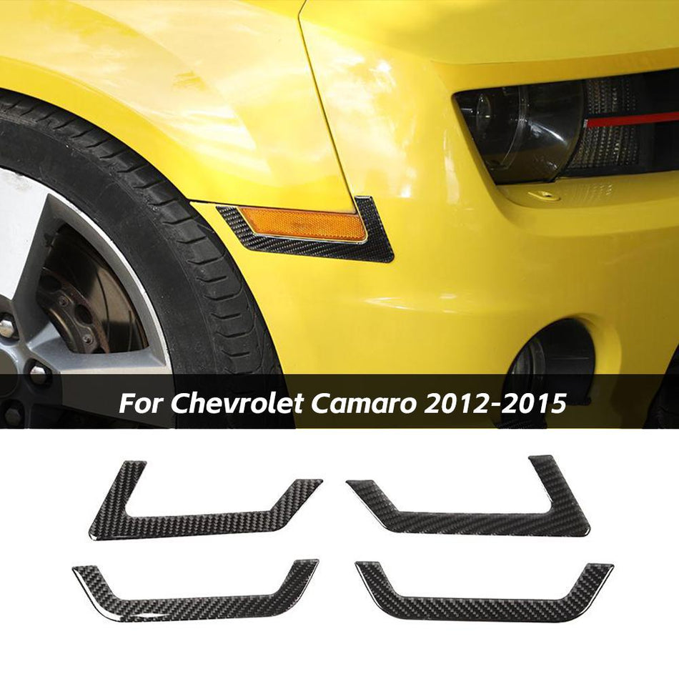 For 2012-2015 Chevrolet Camaro Side Light Eyebrow Stickers Trim Cover