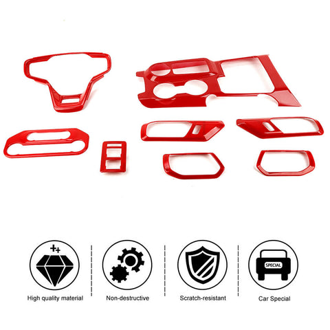 For 2021+ Ford Bronco 4 Door Interior Decoration Trim Kit 9PCS