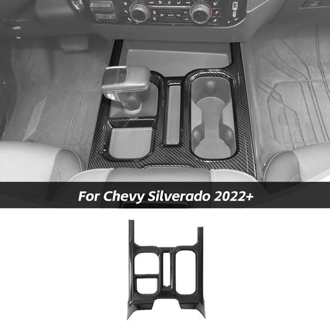 Center Console Gear Shift Box Panel Cover Trim for Chevy Silverado 2022+ Accessories | CheroCar