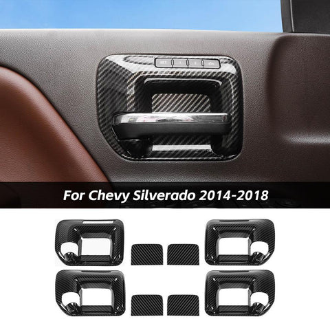 For 2014-2018 Chevy Silverado 1500 & GMC Sierra 1500 Inner Door Handle Bowl Frame Trim