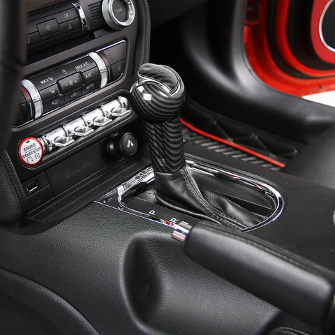 Gear Shift Knob Cover Trim Accessories For Ford Mustang 2015+｜CheroCar