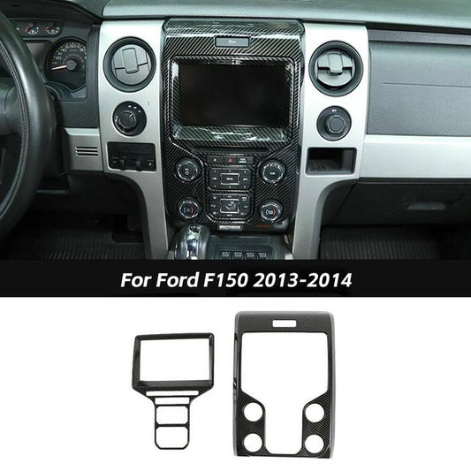 Central Control Navigation Panel Trim Frame For Ford F150 2013-2014｜CheroCar