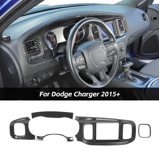 8.4 inches Console Dashboard Panel Cover Trim for Dodge Charger 2015+｜CheroCar