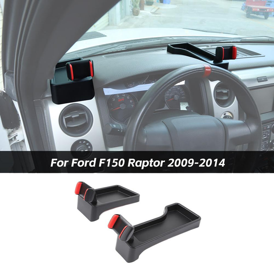 For 2009-2014 Ford F150 Raptor Dash Multi-Mount Phone Holder Storage tray