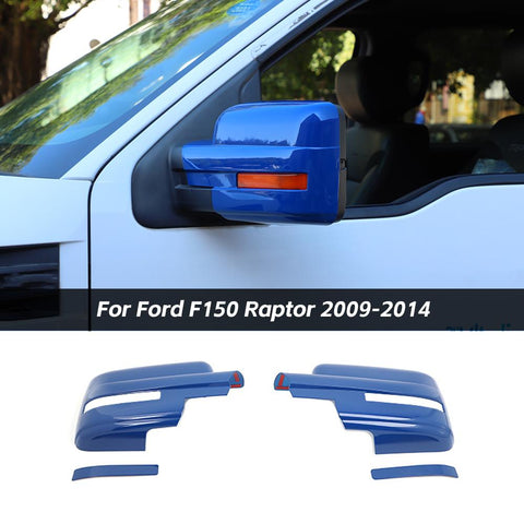 Rearview Mirror Cover Caps Trim Decor For Ford F150 Raptor 2009-2014 Accessories | CheroCar