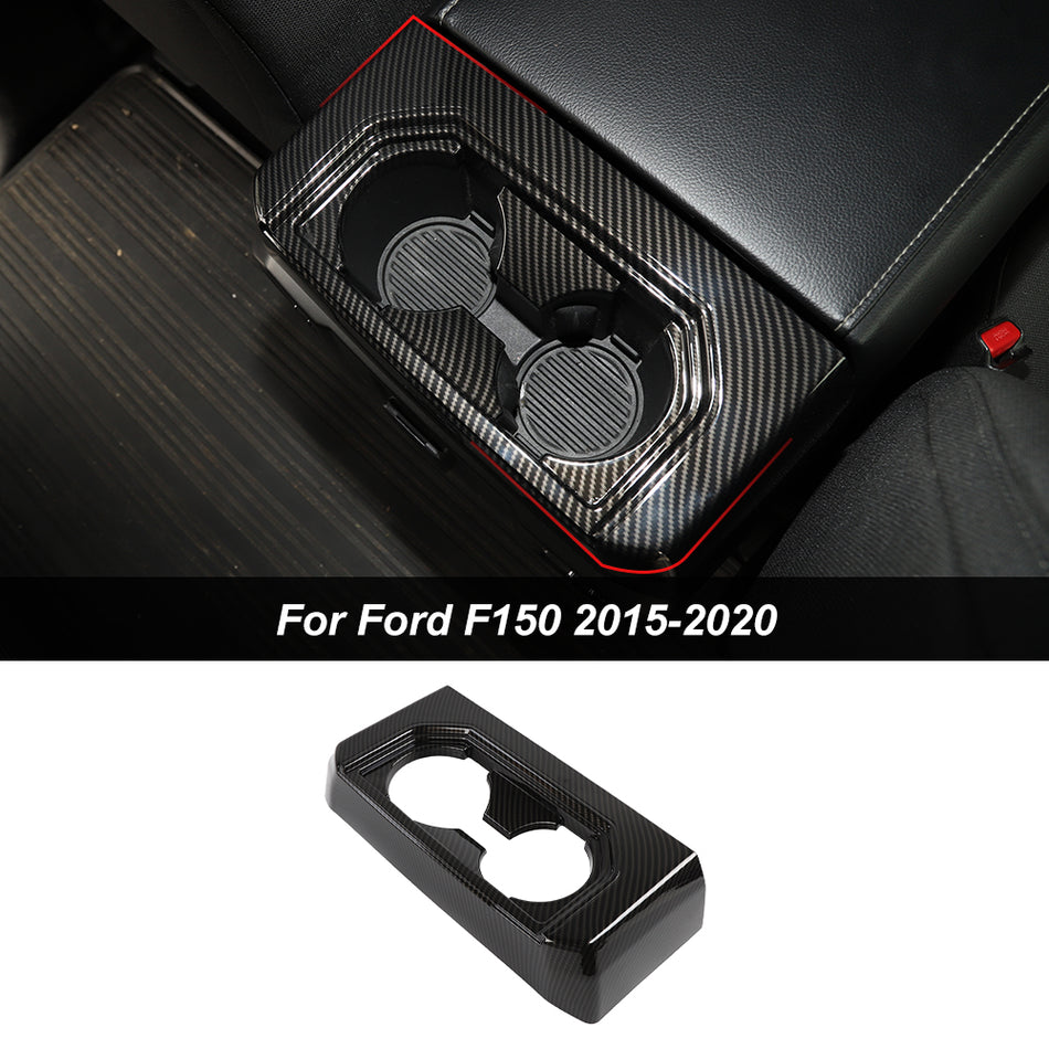 For Ford 2015-2020 F150 & 2017-2022 F250 F350 Rear Water Cup Holder Cover Trim