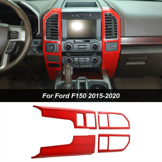 For 2015-2020 Ford F150 Console Center Dashboard Panel Cover Trim