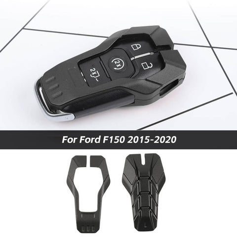 Aluminum Alloy Key Fob Cover Skin Case Protector For Ford F150 2015-2017 Accessories | CheroCar