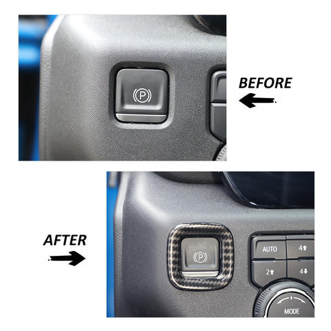 Electronic Handbrake Park Button Cover Trim For Chevy Silverado 2019-2021/GMC-SIERRA 2019-2022 Accessories | CheroCar