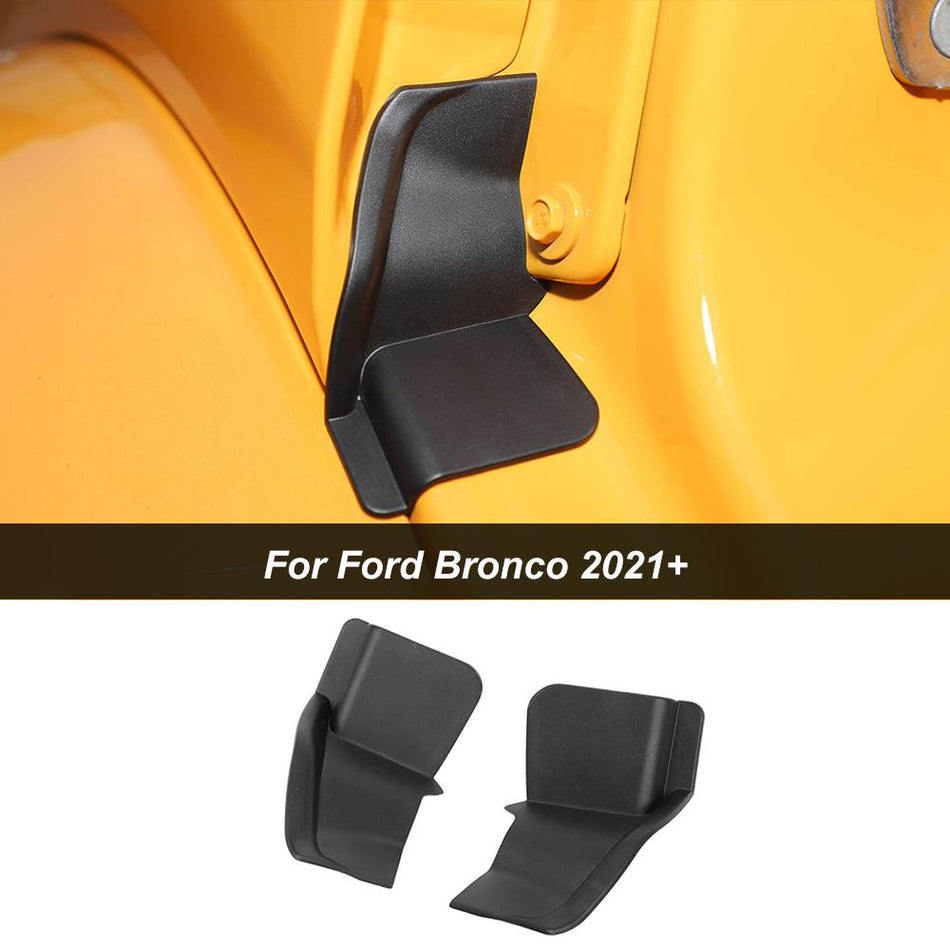 For 2021+ Ford Bronco Rear Wheel Eyebrow Mud Flaps Molded Splash Guards Black