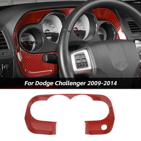 Dashboard Panel Trim Instrument Frame Cover For 2009-2014 Dodge Challenger Accessories｜CheroCar