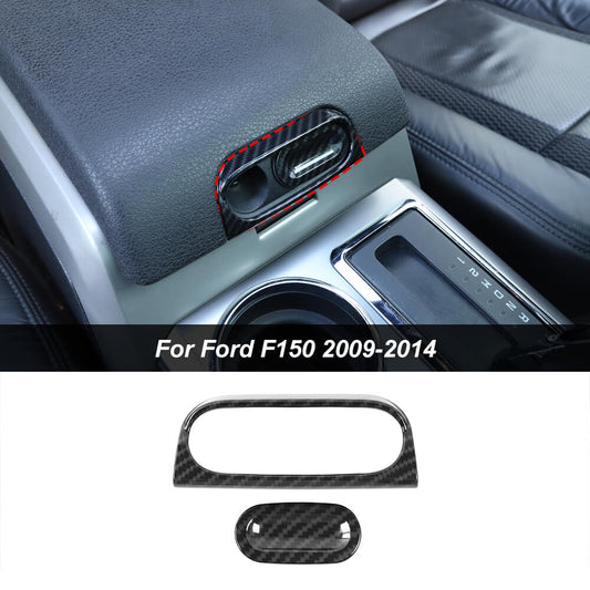 Central Armrest Box Switch Button Frame Trim Cover for Ford F150 2009-2014 Accessories｜CheroCar