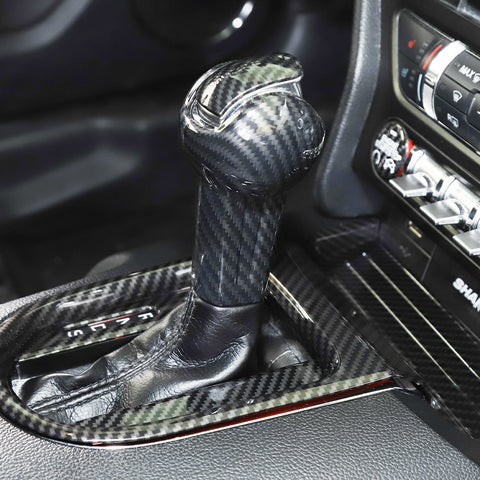 Gear Shift Knob Cover Trim Accessories For Ford Mustang 2015+｜CheroCar