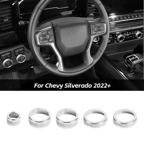 Headlight Center Console Radio Ac Switch Knob Trim For Chevy Silverado 2022+ Accessories｜CheroCar