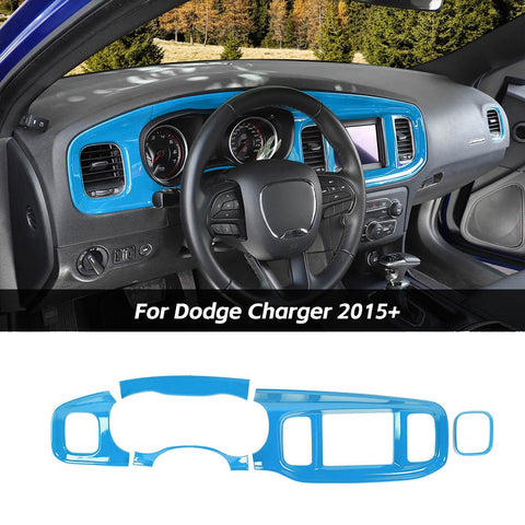 8.4 inches Console Dashboard Panel Cover Trim for Dodge Charger 2015+｜CheroCar