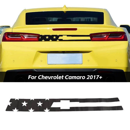 American Flag Rear Emblem Sticker Trim For Chevrolet Camaro 2017+ Accessories | CheroCar