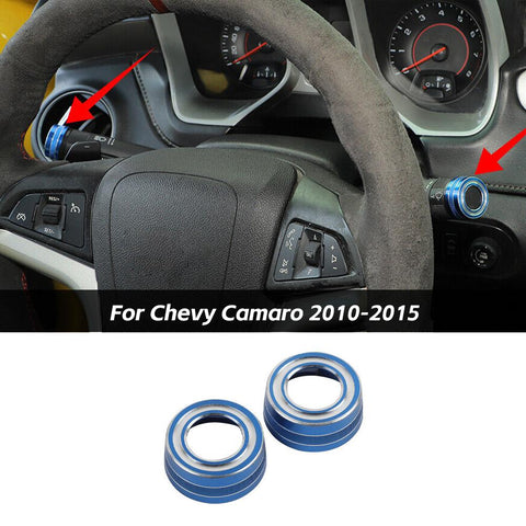 Steering Shift Level Control Pole Cover Trim Ring For Chevy Camaro 2010-2015 Accessories | CheroCar