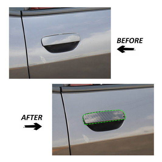 For 2012+ Dodge Challenger Exterior Door Handles Trim Cover Frame Accessories