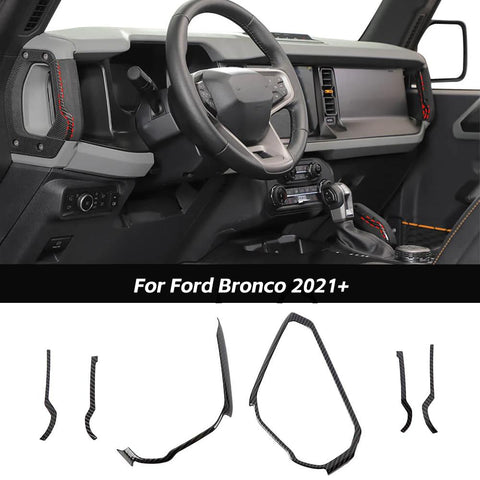 Center Console Handle Decor Strips Cover Trim Guard For 2021+ Ford Bronco｜CheroCar