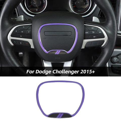 Steering Wheel Center Trim Ring for Dodge Challenger & Charger 2015+ & Durango 2014+｜CheroCar