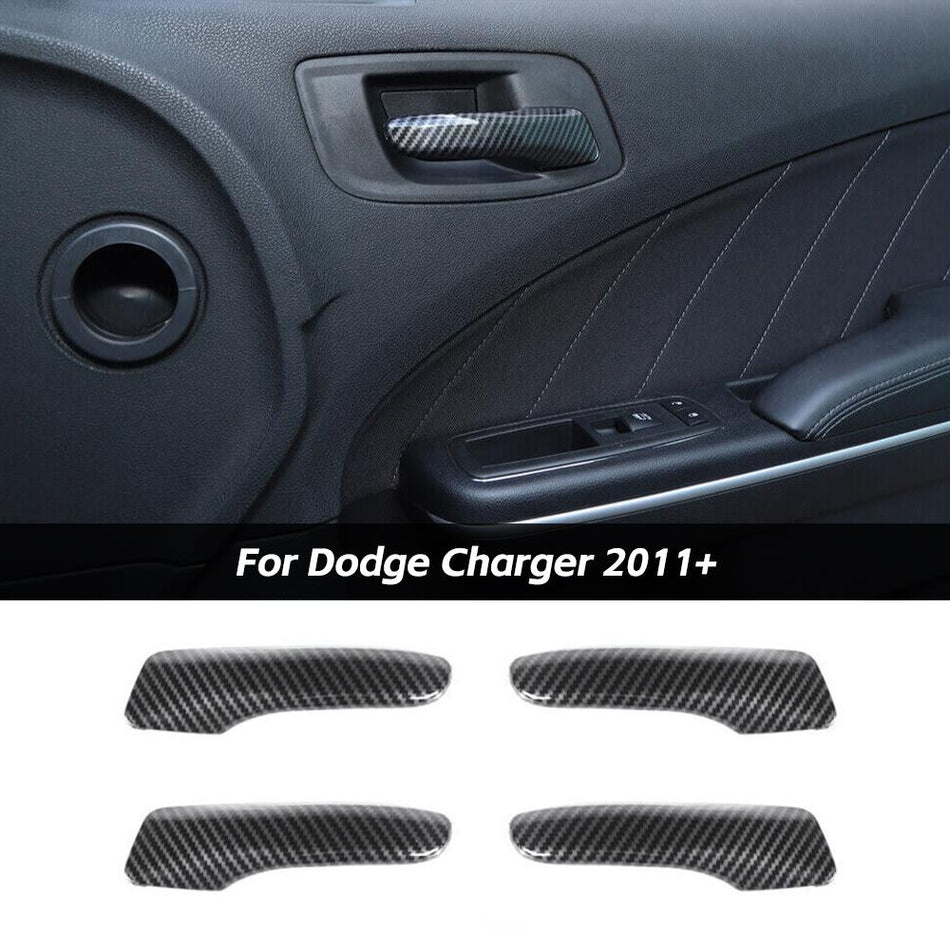 For 2011+ Dodge Charger / Chrysler 300C Interior Door Handle Decor Cover Trim