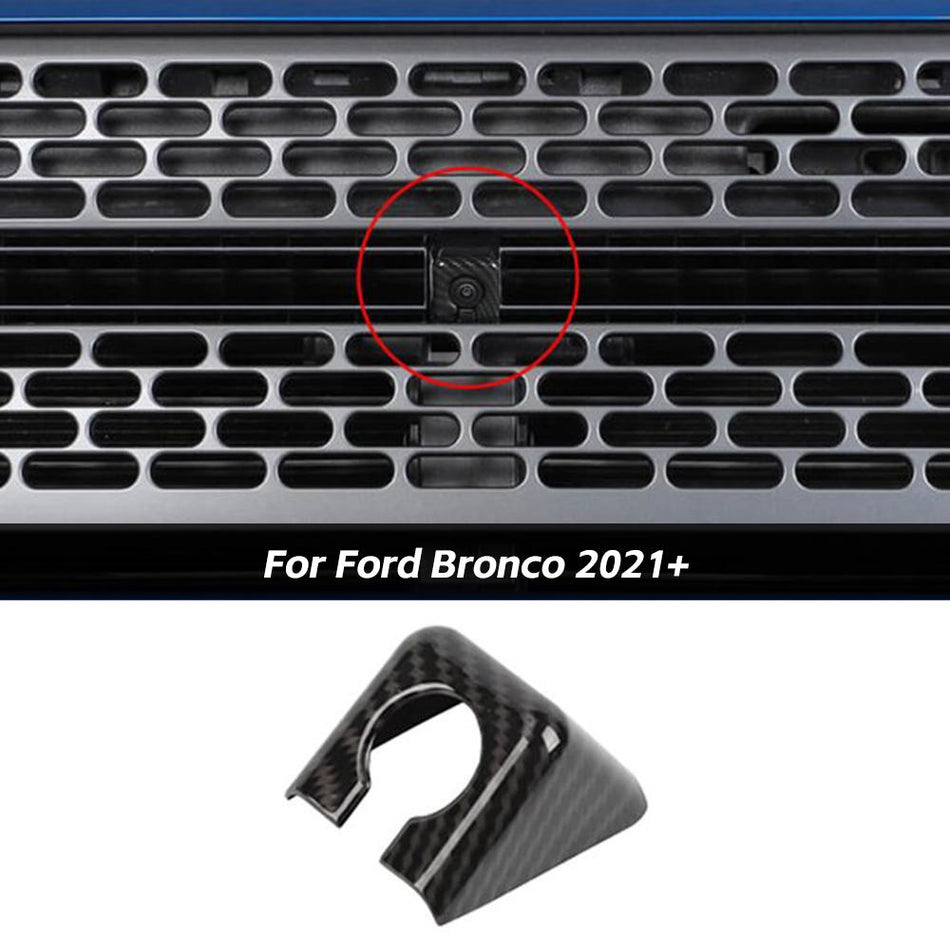 For 2021+ Ford Bronco Front Center Grill Grille Camera Decoration Cover Trim