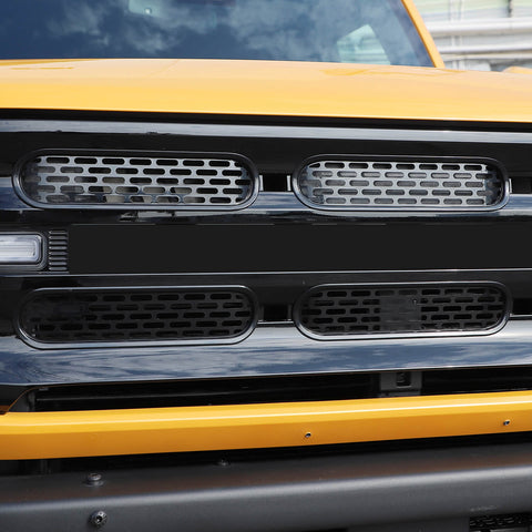 Center Grill Mesh Grille Insert Decor Cover Trim For 2021+ Ford Bronco｜CheroCar