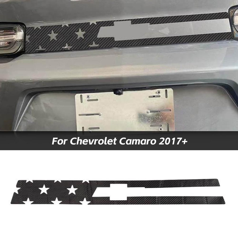 For 2017+ Chevrolet Camaro American Flag Rear Emblem Sticker Trim