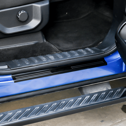 Outer Door Sill Cover Guard Scuff Plate Trim For Ford F150 2015+ Accessories | CheroCar