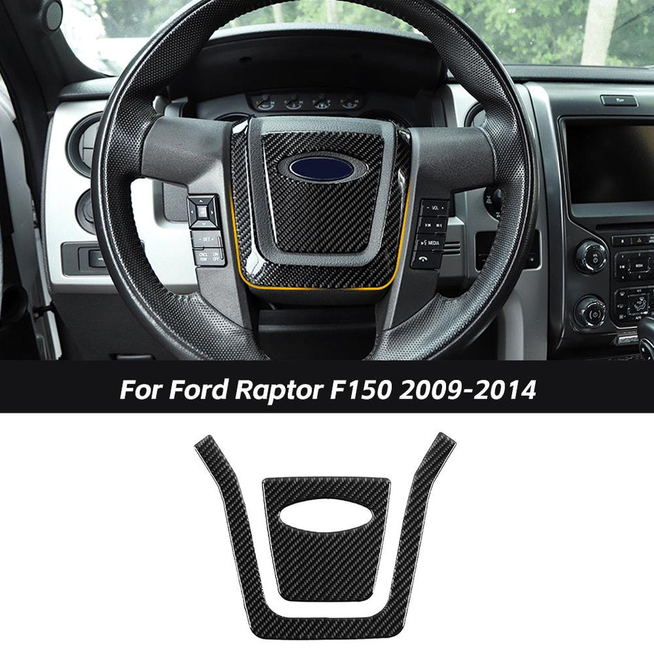 For 2009-2014 Ford Raptor F150 Steering Wheel Center Cover Trims Sticker Decal