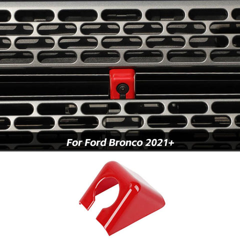 Front Center Grill Grille Camera Decoration Cover Trim For Ford Bronco 2021+ Accessories | CheroCar