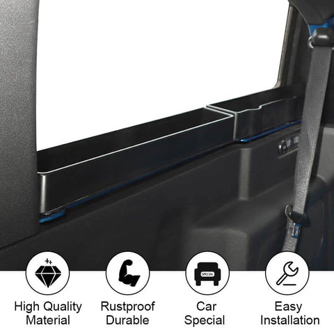 4PCS Black Rear Cargo Trunk Storage Box Tray Organizor Case For Ford Bronco 2021+ Accessories 2Door | CheroCar