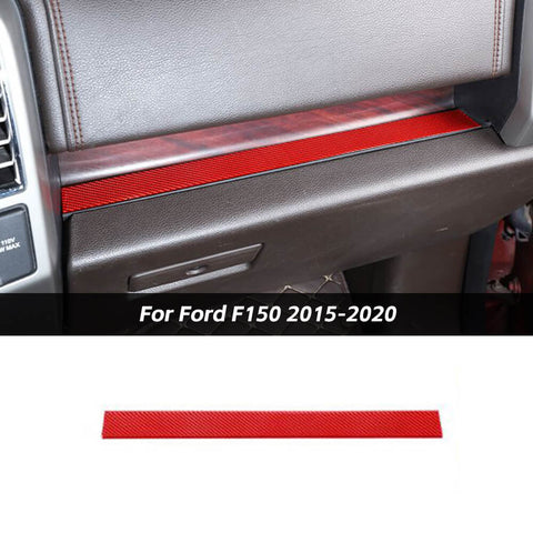 Co-pilot Storage Box Slot Mat Trim Strip For Ford F150 2015-2020 Accessories | CheroCar